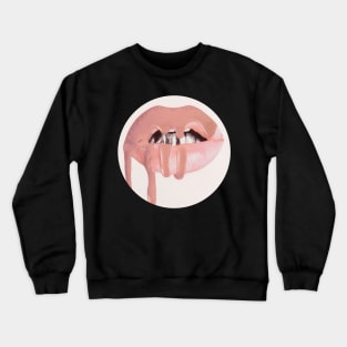 kylie Jenner lips rose Crewneck Sweatshirt